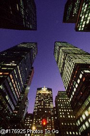 Park Ave., at night